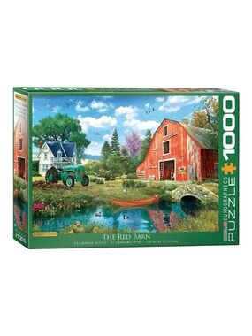 Eurographics The Red Barn 1000 Piece Family Jigsaw Puzzle Factory Sealed New